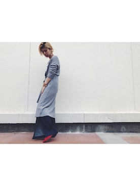 「アイテム（ブレスレット）」を使った、nanakimuraさん（レディース・155cm）の秋コーディネート