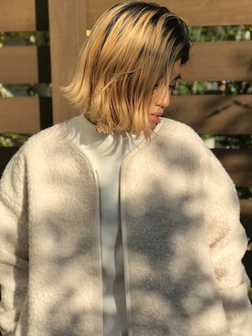 「ライナーコート」｜nanakimuraさん（レディース・155cm）の冬コーディネート