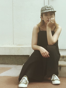 「Chuck Taylor」｜nanakimuraさん（レディース・155cm）の夏コーディネート