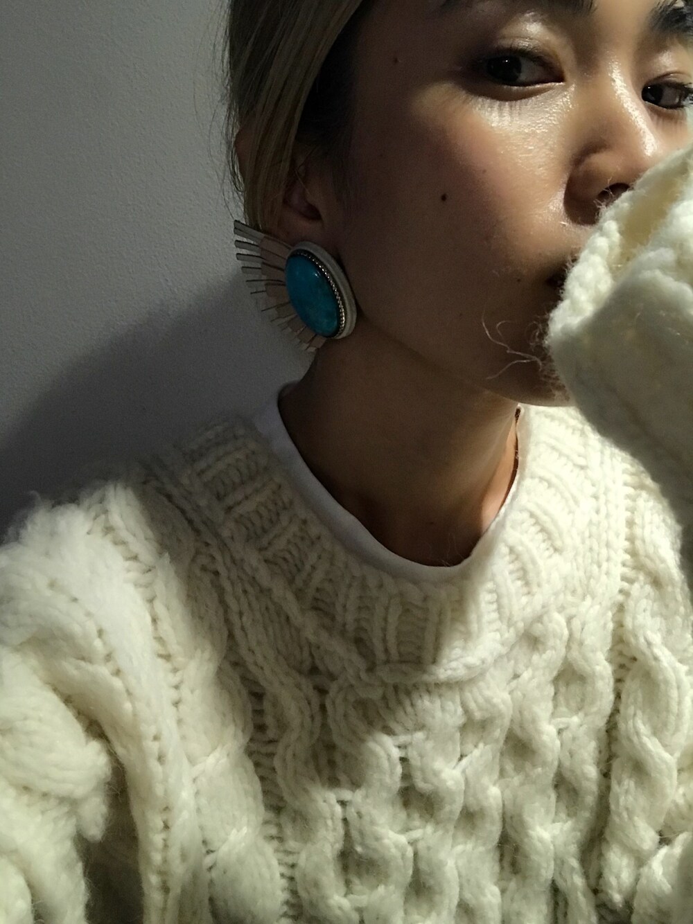 BLACK BY MOUSSY（ブラックバイマウジー）の「alan knit tops（ニット