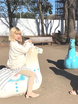 「アイテム（レギンス/スパッツ）」を使った、nanakimuraさん（レディース・155cm）の夏コーディネート