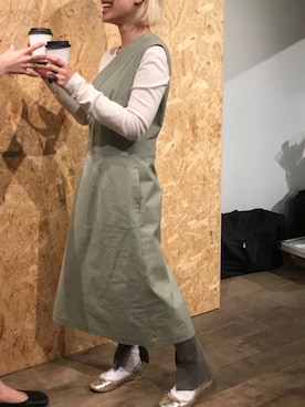 「アイテム（レギンス/スパッツ）」を使った、nanakimuraさん（レディース・155cm）の夏コーディネート