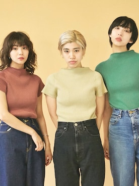 「アイテム（トップス、ベージュ系）」を使った、nanakimuraさん（レディース・155cm）の夏コーディネート