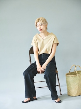 nanakimuraさん（レディース・155cm）の夏コーディネート