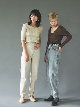 「ショートヘア」｜nanakimuraさん（レディース・155cm）の秋コーディネート