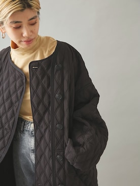 「キルティングコート」｜nanakimuraさん（レディース・155cm）の秋コーディネート