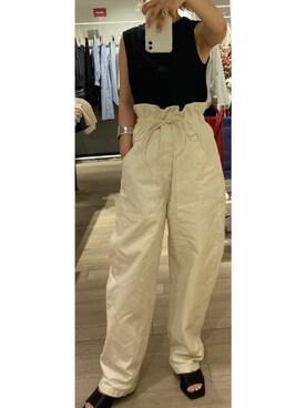BLACK BY MOUSSY（ブラックバイマウジー）の「belt wide color pants