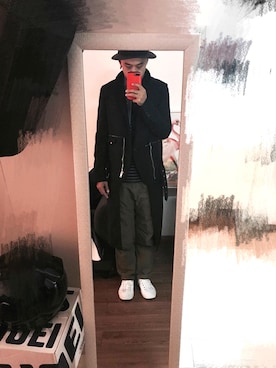 「アイテム（トレンチコート）」を使った、denimenさん（メンズ・182cm・30代）の秋コーディネート