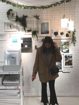 「cache cache（カシュ カシュ）のアイテム（パンツ）」を使った、YYzka123-さん（レディース・167cm）の秋コーディネート