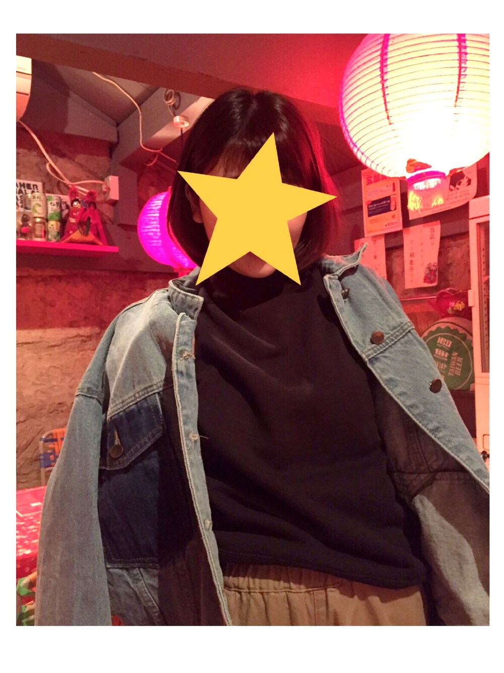 「Championの【Champion/チャンピオン×FREAK’S STORE】  別注 リバースウィーブ モックネックスウェットシャツ （スウェット、ブラック系）」を使った、バラバラさん（レディース・158cm）の春コーディネートの1枚目の写真