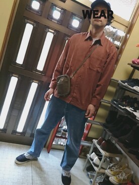 「ベンデイビス」｜「アイテム（キャップ）」を使った、Akiさん（メンズ・176cm）の冬コーディネート