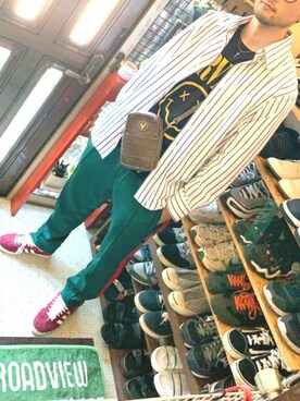 「abcd（ナシ）のアイテム（アクセサリー）」を使った、Akiさん（メンズ・176cm）の秋コーディネート