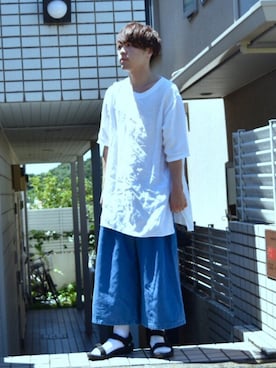 みとらさん（メンズ・173cm）の夏コーディネート