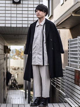 「SANYO（サンヨー）のアイテム」を使った、みとらさん（メンズ・173cm）の秋コーディネート