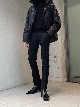 Zara ザラ のダウンベストを使ったメンズ人気ファッションコーディネート Wear