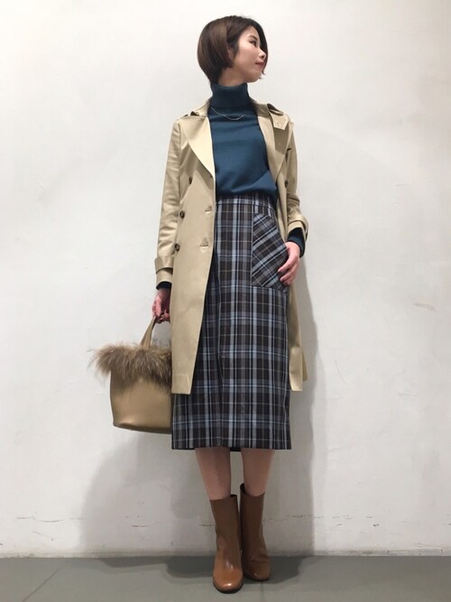 Urban Research Rossorosso名古屋パルコ店さんのトレンチコートを使ったコーディネート Zozotown