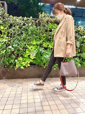 「H&M（エイチ・アンド・エム）のアイテム（その他パンツ）」を使った、てゃさん（レディース・164cm）の秋コーディネート