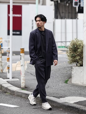 「MR.OLIVE（ミスターオリーブ）のアイテム（ジャケット/アウター）」を使った、飯島葵さん（メンズ・176cm）の春コーディネート