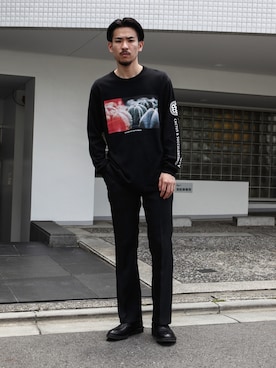 飯島葵さん（メンズ・176cm）の夏コーディネート