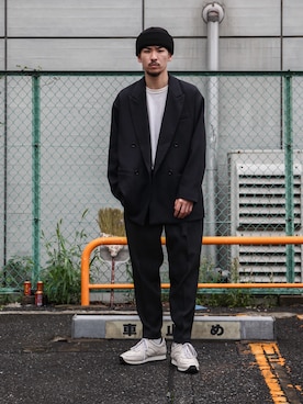 「MR.OLIVE（ミスターオリーブ）のアイテム（ジャケット/アウター）」を使った、飯島葵さん（メンズ・176cm）の夏コーディネート