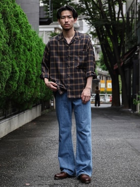 飯島葵さん（メンズ・176cm）の夏コーディネート