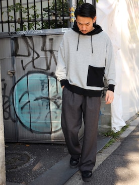 飯島葵さん(メンズ・176cm)の秋コーディネート