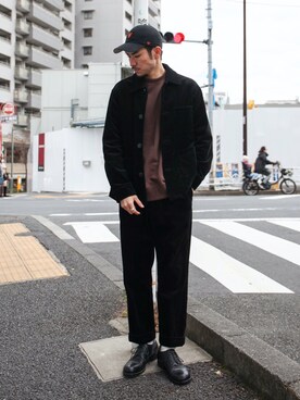 「MR.OLIVE（ミスターオリーブ）のアイテム（ジャケット/アウター）」を使った、飯島葵さん（メンズ・176cm）の秋コーディネート