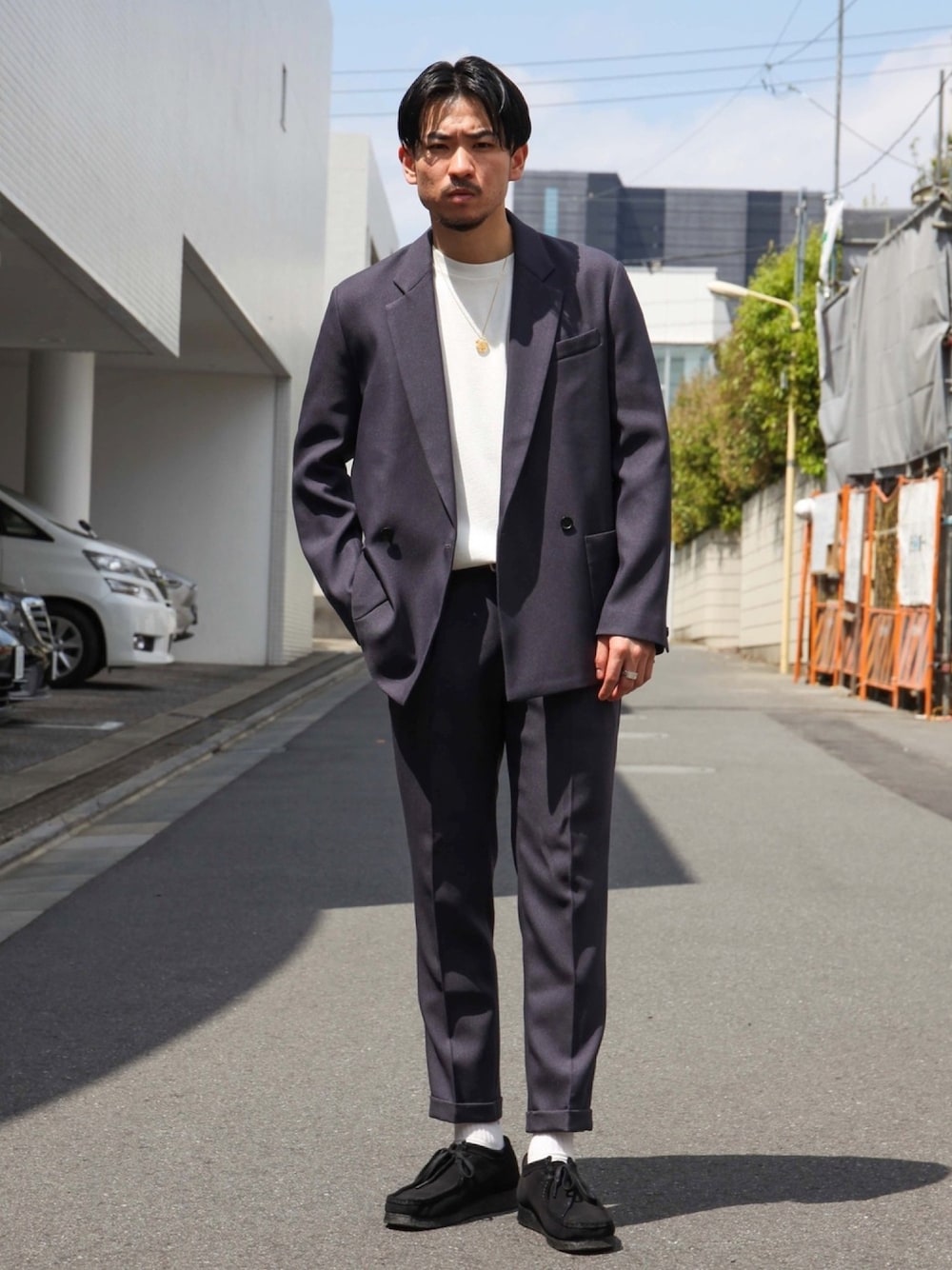 Mr.Olive セットアップ　チャコールグレー Mr.Olive セットアップチャコールグレー