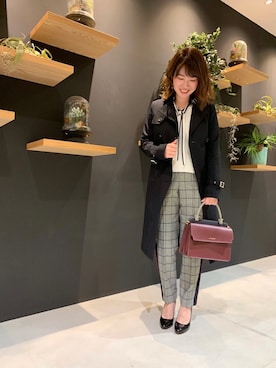 misakiさん（レディース・156cm）の冬コーディネート