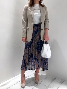 misakiさん（レディース・156cm）の春コーディネート