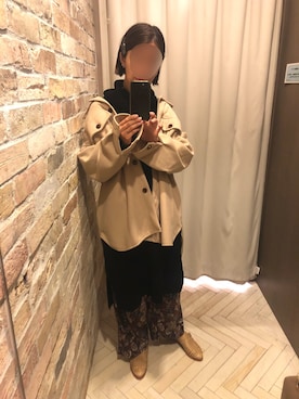 「SHAGGIE（シャギー）のアイテム」を使った、ゆりえさん（レディース・162cm）の冬コーディネート