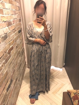 「TKEES（ティキーズ）のアイテム」を使った、ゆりえさん（レディース・162cm）の夏コーディネート