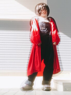 「ゆるゆる」｜「アイテム（その他アウター）」を使った、ゆさん（レディース・149cm）の夏コーディネート