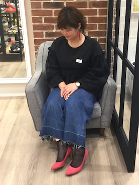 「靴下屋」｜WA ORientalTRaffic くずはモール店さん（レディース・160cm）の春コーディネート