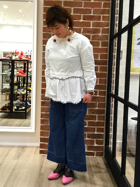 「ソックス×パンプス」｜WA ORientalTRaffic くずはモール店さん（レディース・160cm）の春コーディネート