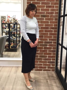 「オープントゥ」｜WA ORientalTRaffic くずはモール店さん（レディース・160cm）の春コーディネート