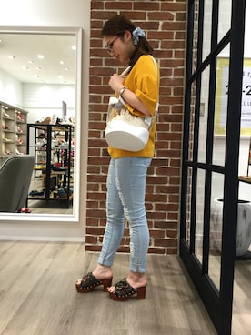 「厚底ヒール」｜WA ORientalTRaffic くずはモール店さん（レディース・160cm）の春コーディネート