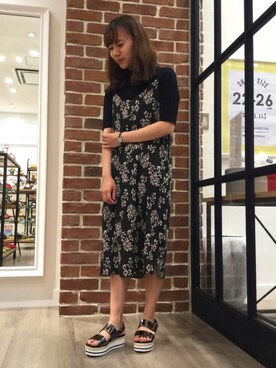 「メタル」｜WA ORientalTRaffic くずはモール店さん（レディース・160cm）の夏コーディネート