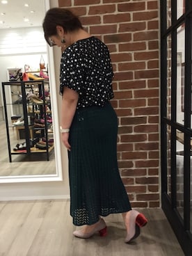 「チャンキーヒール」｜WA ORientalTRaffic くずはモール店さん（レディース・160cm）の夏コーディネート