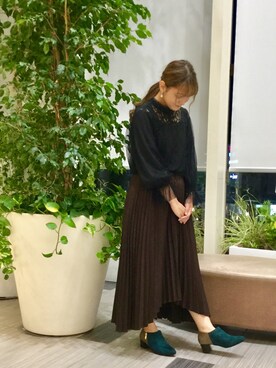 「オリエンタルトラフィック」｜「アイテム（ブーティ）」を使った、WA ORientalTRaffic くずはモール店さん（レディース・160cm）の秋コーディネート