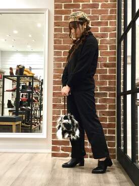 「オリエンタルトラフィック」｜「アイテム（ブーティ）」を使った、WA ORientalTRaffic くずはモール店さん（レディース・160cm）の冬コーディネート