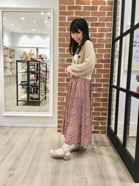 「クロスサンダル」｜WA ORientalTRaffic くずはモール店さん（レディース・160cm）の春コーディネート