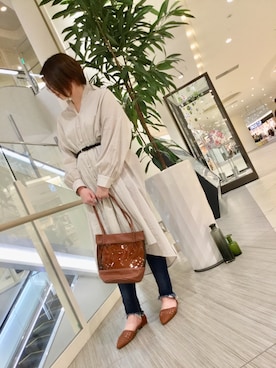 「メッシュパンプス」｜WA ORientalTRaffic くずはモール店さん（レディース・160cm）の春コーディネート