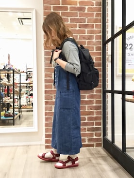 「靴下 × サンダル」｜WA ORientalTRaffic くずはモール店さん（レディース・160cm）の春コーディネート