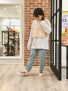 「シルバーサンダル」｜WA ORientalTRaffic くずはモール店さん（レディース・160cm）の夏コーディネート