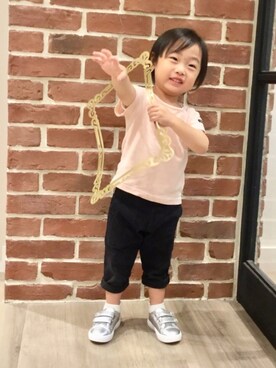 「OR KIDS（オーアールキッズ）のアイテム」を使った、WA ORientalTRaffic くずはモール店さん（レディース・160cm）の夏コーディネート