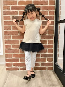 「OR KIDS（オーアールキッズ）のアイテム」を使った、WA ORientalTRaffic くずはモール店さん（レディース・160cm）の夏コーディネート