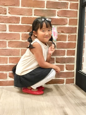 「OR KIDS（オーアールキッズ）のアイテム」を使った、WA ORientalTRaffic くずはモール店さん（レディース・160cm）の夏コーディネート