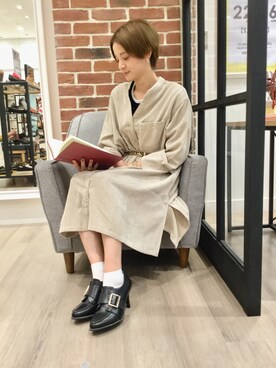 「オリエンタルトラフィック」｜「アイテム（ブーティ）」を使った、WA ORientalTRaffic くずはモール店さん（レディース・160cm）の秋コーディネート