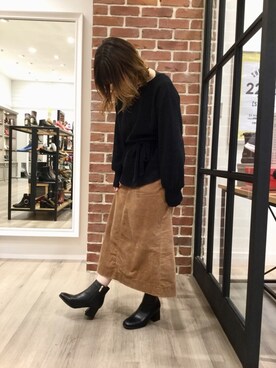 「ステッチ」｜WA ORientalTRaffic くずはモール店さん（レディース・160cm）の冬コーディネート